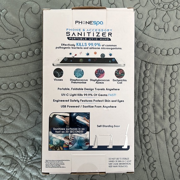 New in sealed box / Phonespa Phone & Accessary Sanitizer Wand - Picture 2 of 2